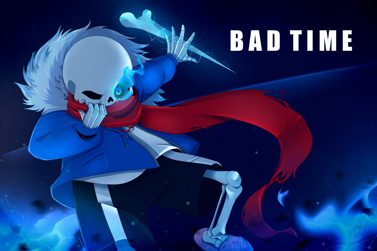 1280x853 CreepyPastelArt — I finally finished my wallpaper of Sans. I'm so...