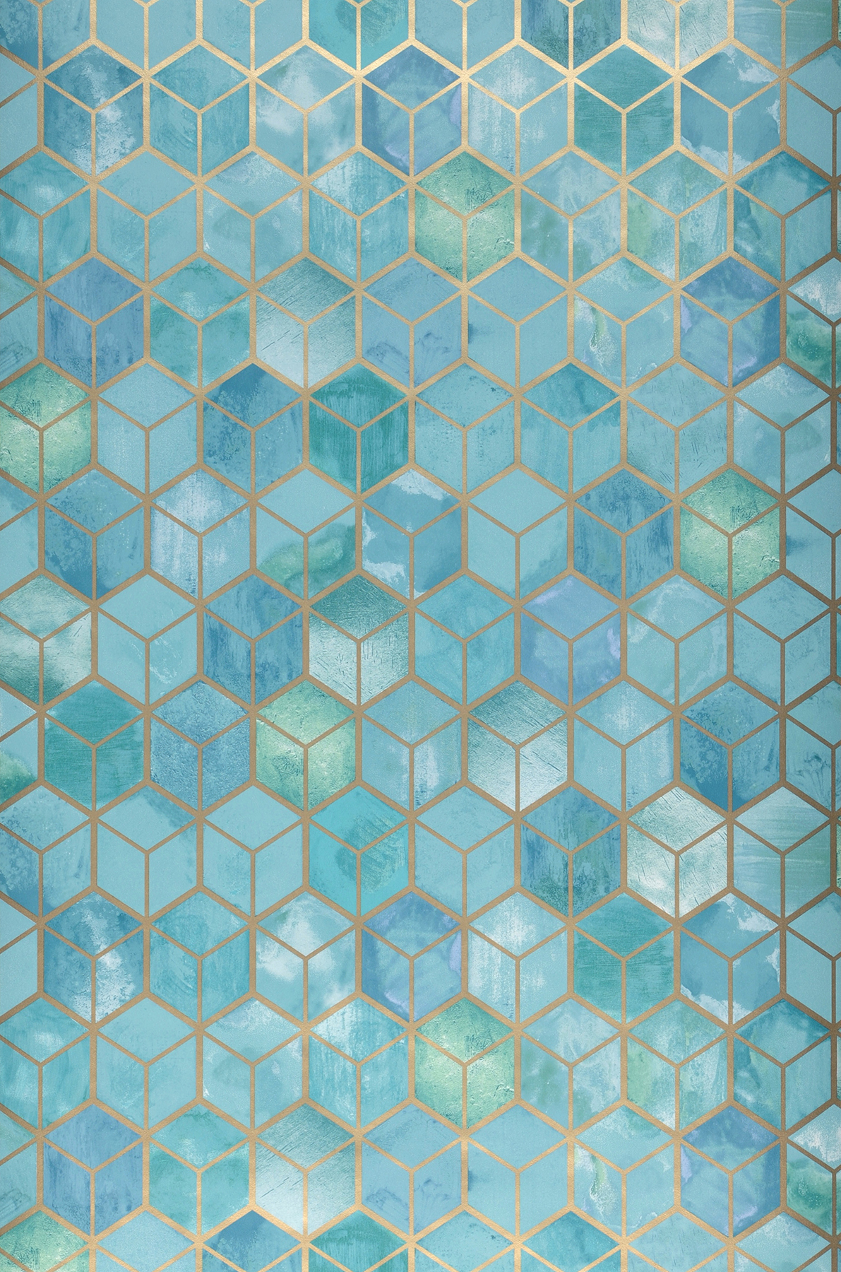 1191x1800 Wallpaper Casimir pastel turquoise | Wallpaper from the 70s