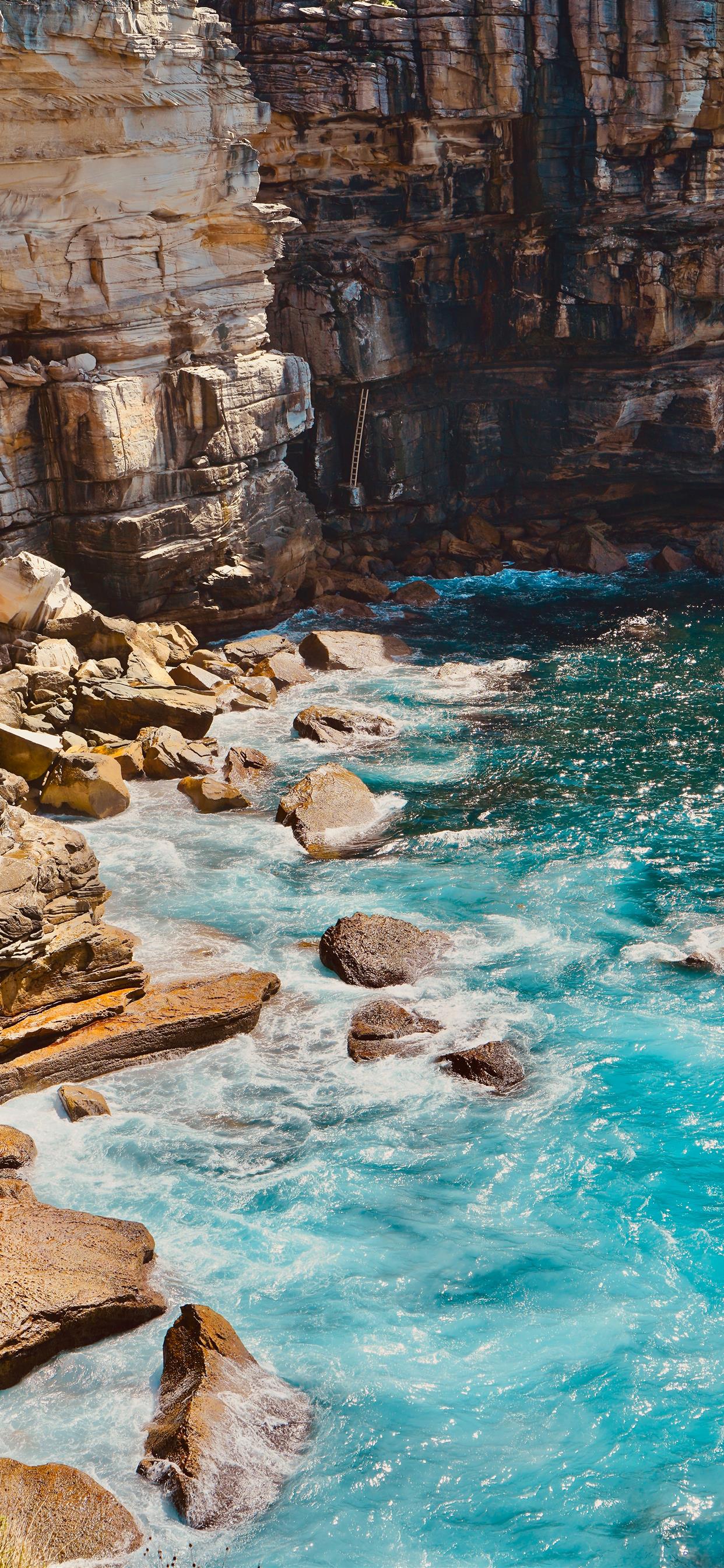 1242x2688 Turquoise Swell iPhone 11 Wallpapers Free Download