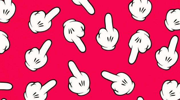 630x1280 Red Middle Finger wallpaper by Tenshirok - Download on ZEDGE™ | 4eac