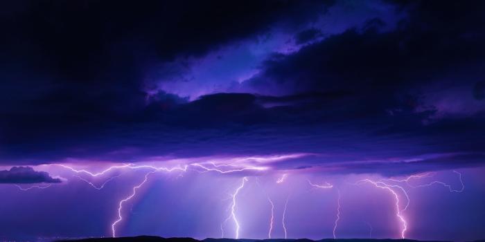 1332x850 Wallpaper Lightning, Storm, Rain, Attack, Strike, Weather, Thunderstorm  images for desktop, section пейзажи - download