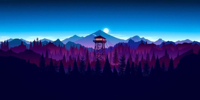 3440x1440 Wallpaper( [21:9] [3440 x 1440p] ) with the help of r/PhotoshopRequest :  r/Firewatch