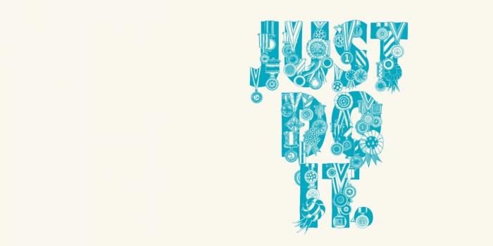2560x1920 1080p Hd Wallpaper - Nike Just Do It Blue - 2560x1920 Wallpaper - teahub.io