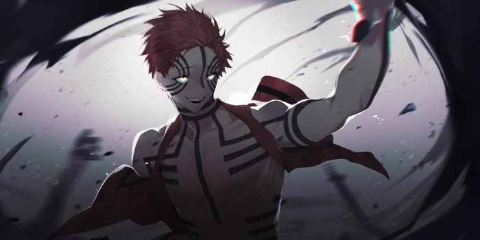 2120x1084 Demon Slayer Akaza Wallpapers - Top Free Demon Slayer Akaza Backgrounds -  WallpaperAccess