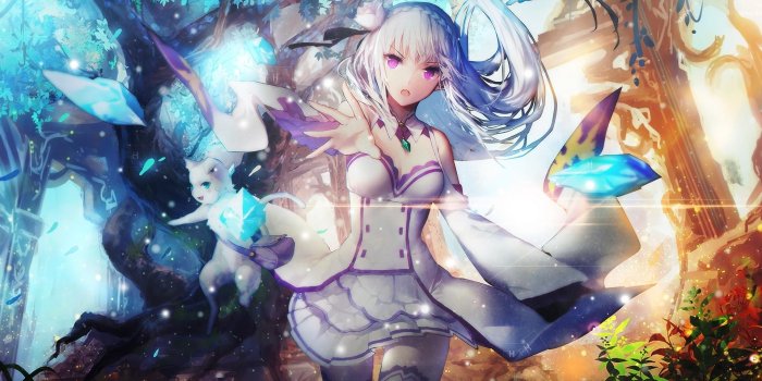 1920x1080 Anime Wallpaper Pack - Emilia Re Zero Wallpaper Hd - 1920x1080 Wallpaper -  teahub.io