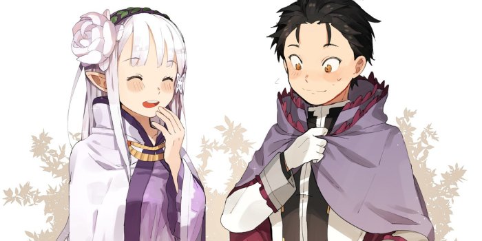 1332x850 Wallpaper Emilia, from scratch, Re: Zero Kara Hajime Chip Isek Or Seikatsu,  Natsuki Subaru images for desktop, section сёнэн - download