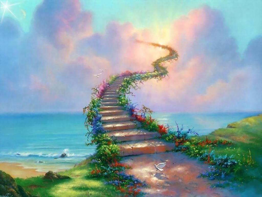 1024x768 Stairway to Heaven Wallpapers - Top Free Stairway to Heaven Backgrounds -  WallpaperAccess