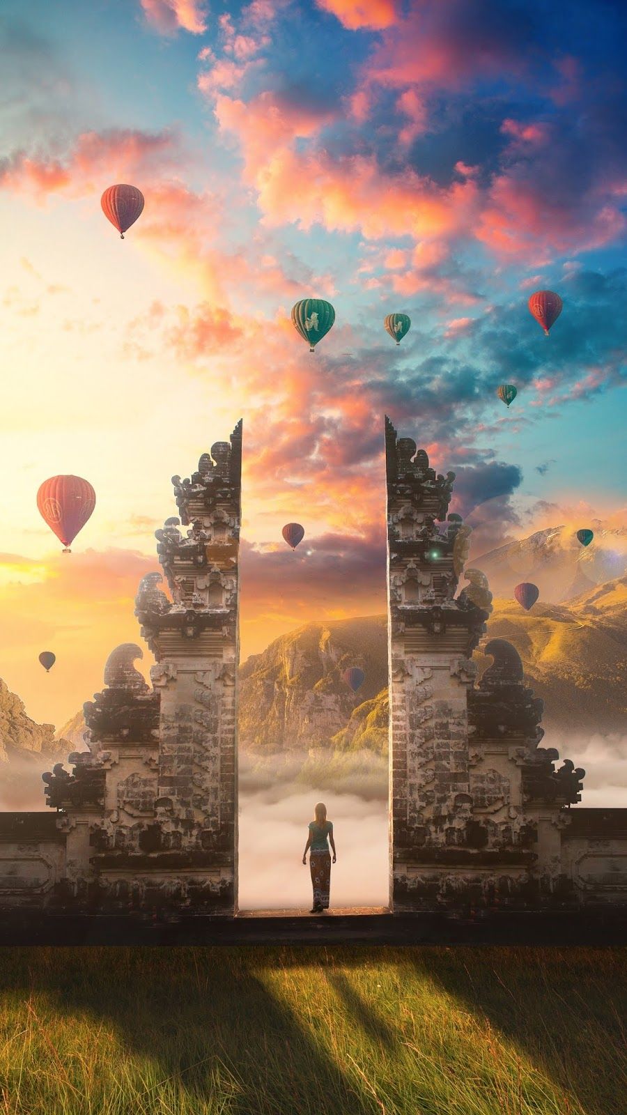 900x1600 Gate of heaven #wallpaper #iphone #android #background #followme | Idées de  papier peint, Fond d'écran téléphone, Comment peindre