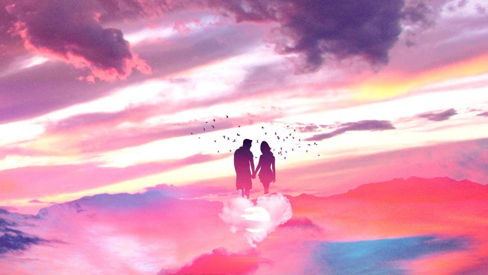 3262x1838 3840x2160201945 Couples In Heaven Art 3840x2160201945 Resolution Wallpaper,  HD Artist 4K Wallpapers, Images, Photos and Background - Wallpapers Den