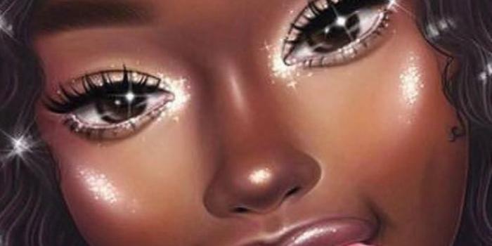 715x1271 22+] Pretty Black Girl Cartoon Wallpapers on WallpaperSafari