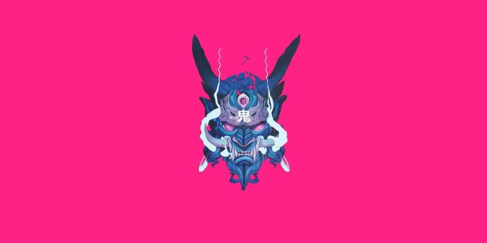 1280x720 Wallpaper Engine - Oni Mask by Chun Lo