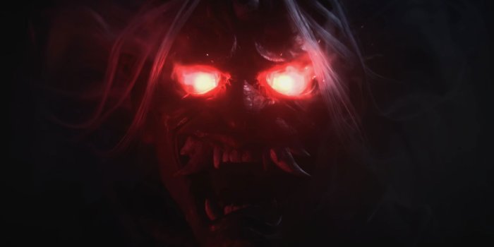2560x1440 Wallpaper The Oni, Dead By Daylight, Glowing Eyes • Wallpaper For You