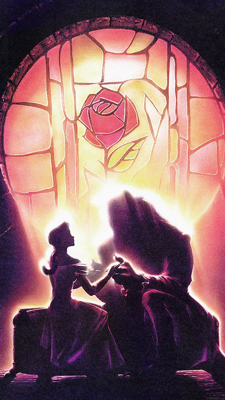 750x1334 Beauty and the Beast Wallpaper | 33 Magical Disney Wallpapers For Your  Phone | POPSUGAR Tech Photo 10