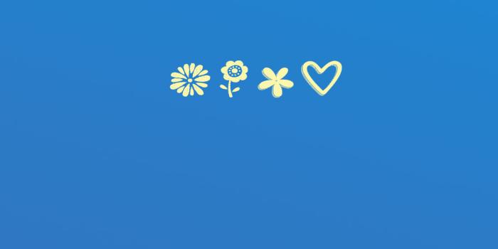 1100x1975 15 Azure Blue Wallpapers For Phone : Pastel Yellow Flower & Heart 1 - Fab  Mood | Wedding Colours, Wedding Themes, Wedding colour palettes