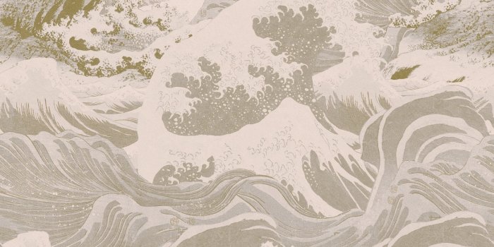 1280x1600 SEA WAVES Neutral Wallpaper - Products