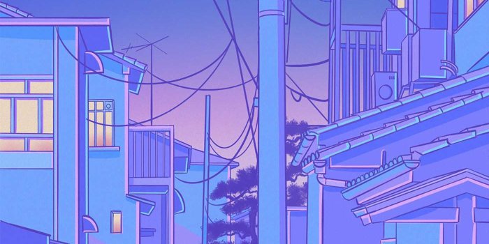 1400x2246 Vaporwave Blue Aesthetic Wallpaper - Wallpaper Sun