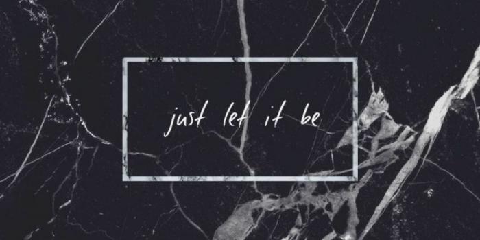 1080x2038 ✓[70+] Black marble Just let it be Quote Grunge Tumblr Aesthetic iPhone -  Android / iPhone HD Wallpaper Background Download (png / jpg) (2022)