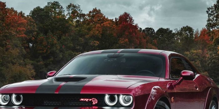 1242x2208 Dodge challenger hellcat, Dodge