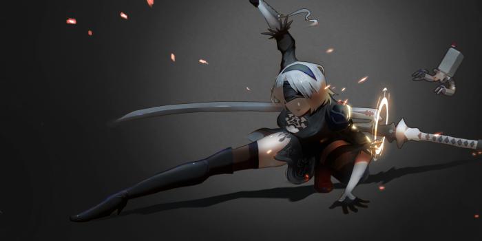 2560x1080 2560x1080 2B Nier Automata Katana 2560x1080 Resolution Wallpaper, HD Anime  4K Wallpapers, Images, Photos and Background - Wallpapers Den