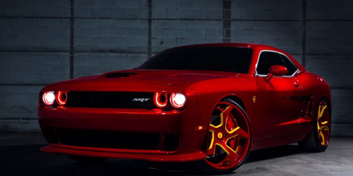 1024x768 Red, dodge challenger srt hellcat, flashlight wallpaper, hd image, picture,  background, 3f3d45 | wallpapersmug