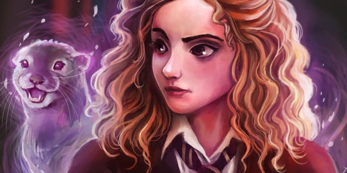 1332x850 Wallpaper art, Harry Potter, Hermione Granger, by Ludmila-Cera-Foce