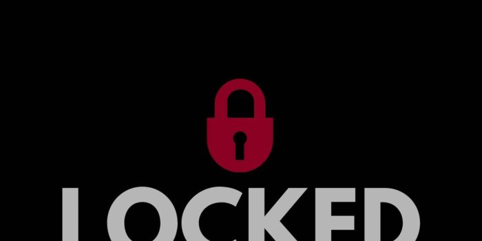 1080x2340 Red Locked - Lock screen Wallpaper - 1080x2340