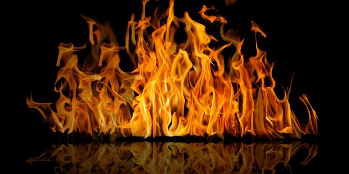 1332x850 Wallpaper reflection, background, fire, flame, black, fire, flame,  reflection images for desktop, section разное - download