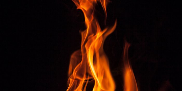 2048x2048 Wallpaper 4k fire, flame, bonfire, dark, burning 4k Wallpaper