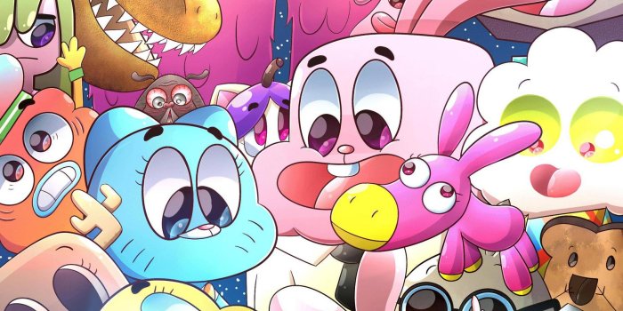 1802x3470 The Amazing World Of Gumball Wallpapers Download