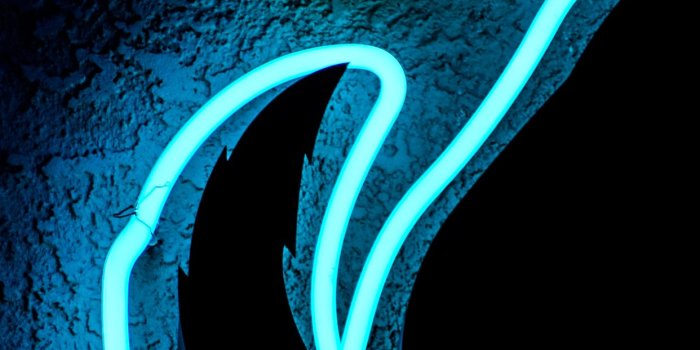 1242x2688 blue and yellow LED light iPhone X Wallpapers Free Download