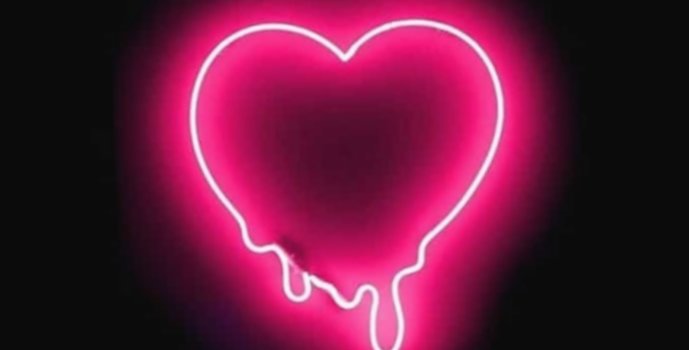 689x1245 Pink Led Light Heart (#3158891) - HD Wallpaper & Backgrounds Download