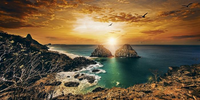 2048x1205 landscape, Coast, Brazil Wallpapers HD / Desktop and Mobile Backgrounds