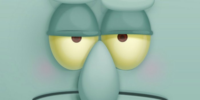 1301x2820 Squidward Tentacles - BigToons - Wallpapers Central