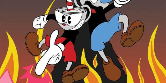 732x1091 Cuphead Background | WhatsPaper