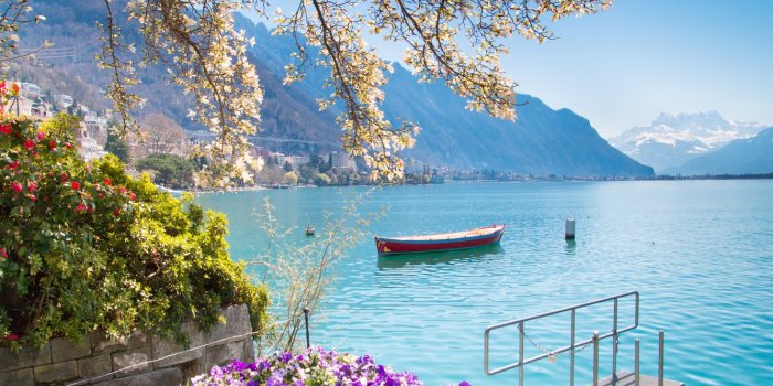 1332x850 Wallpaper lake, switzerland, montreux images for desktop, section пейзажи -  download