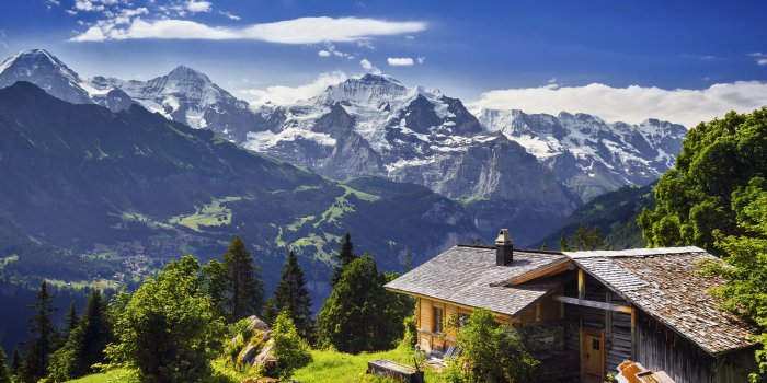 3840x2160 Wallpaper Switzerland, 5k, 4k wallpaper, 8k, mountains, sky, house, Nature  #5301