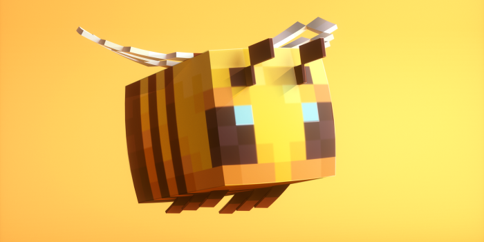 2560x1600 I made a bee wallpaper. : r/Minecraft