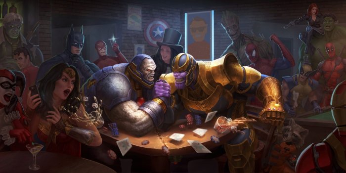 2560x1136 Wallpaper Comics, Crossover, Batman, Black Widow, Dc Comics • Wallpaper For  You