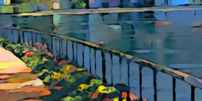 900x1600 Summer City Italy Colorful Painting Aqua Bright Wallpaper - Best Wallpapers