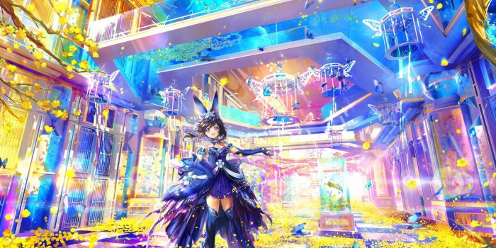 1332x850 Wallpaper girl, flowers, anime, fantasy, bright, ears images for desktop,  section арт - download