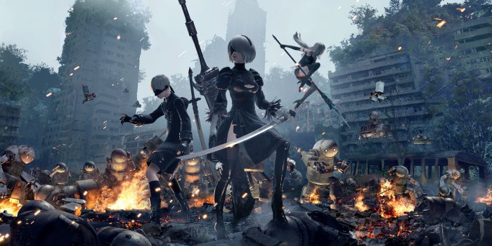 3840x2160 9S 2B And A2 NieR Automata 4k nier