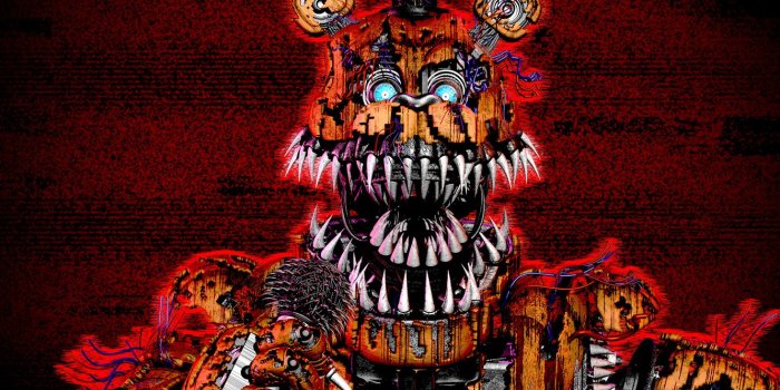 1332x850 Wallpaper background, the game, doll, art, mouth, fangs, Five Nights at  Freddy's, Five nights at Freddy's images for desktop, section игры -  download