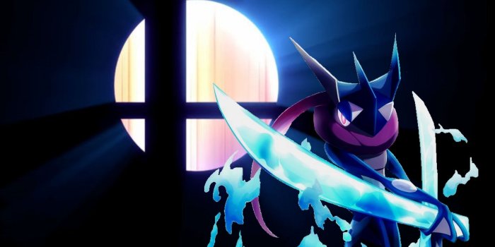 1920x1080 A Greninja Wallpaper I made since I didn't find one I liked : r/smashbros