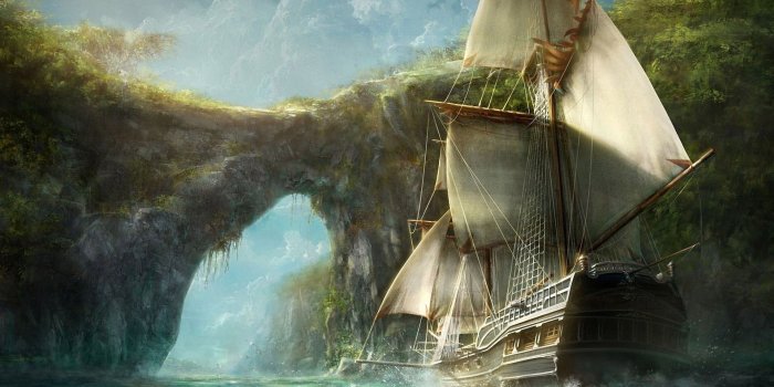 1920x1080 1920x1080, Free Download Pirate Desktop Wallpaper Samsung - Pirate Ship  Digital Art - 1920x1080 Wallpaper - teahub.io