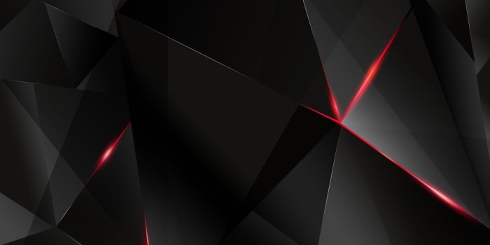 3840x2160 4K Black Wallpapers for Windows 10 - #02 of 10 - Black and Red 3D Polygons  - HD Wallpapers | Wallpapers Download | High Resolution Wallpapers