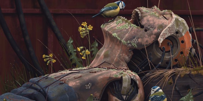 1920x1080 artwork, Robot, Rust, Simon Stålenhag Wallpapers HD / Desktop and Mobile  Backgrounds