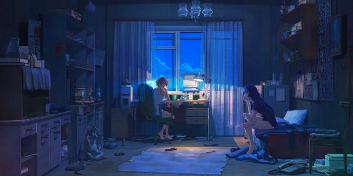 1920x1080 1920x1080 Lo-fi Wallpapers | Anime wallpaper 1920x1080,  Anime scenery wallpaper, Anime scenery