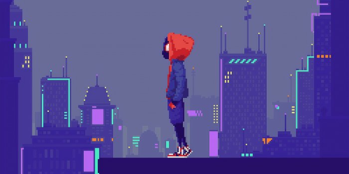 3840x2160 Into The Spider-Verse pixel art (3840 x 2160) : r/wallpapers