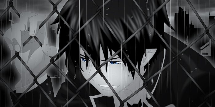 2560x1600 Anime Sad Boy Manga Series Background Wallpaper 106474 - Baltana