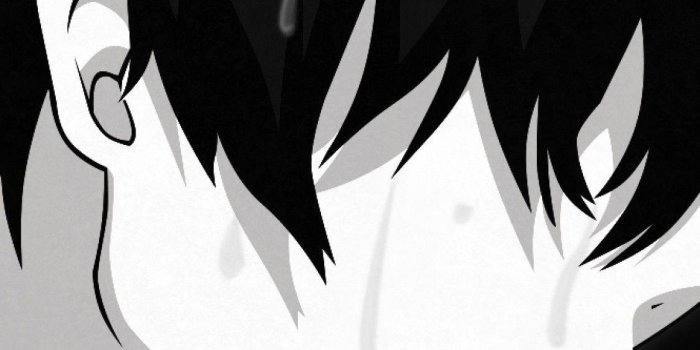 1125x2436 Anime Sad Black And White Wallpapers